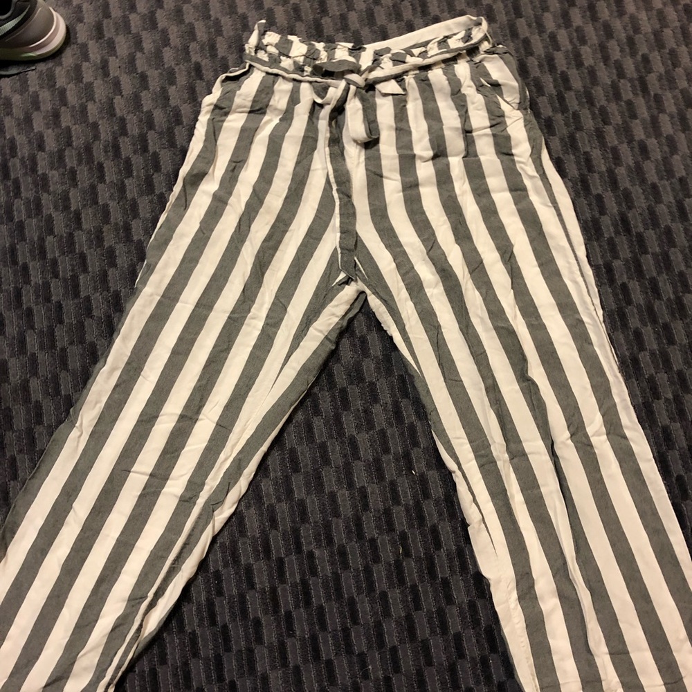Flowy striped pants